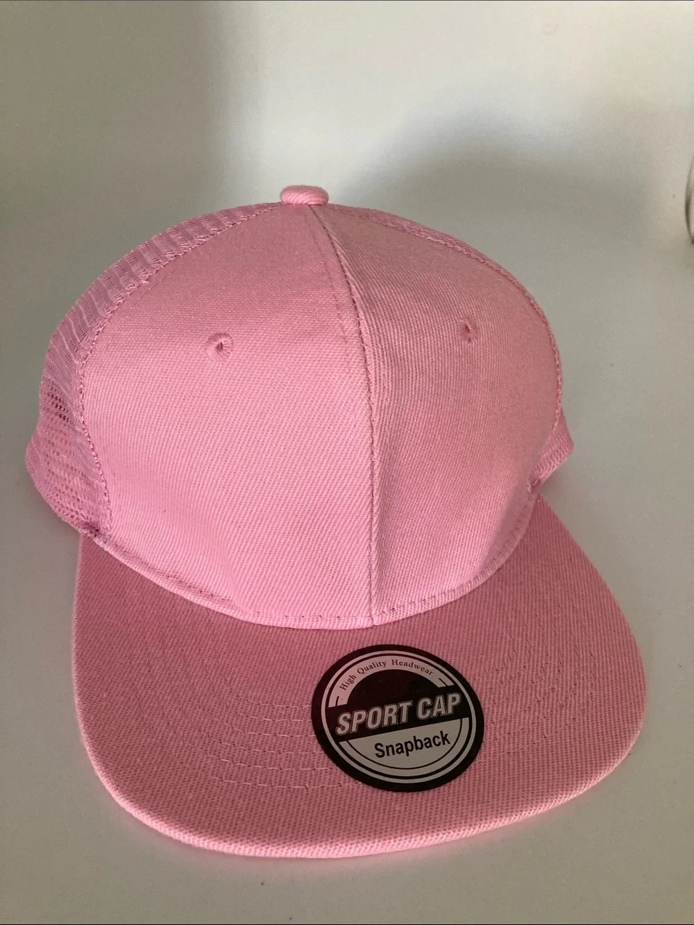 Snapback Kids Pink Mesh Hat